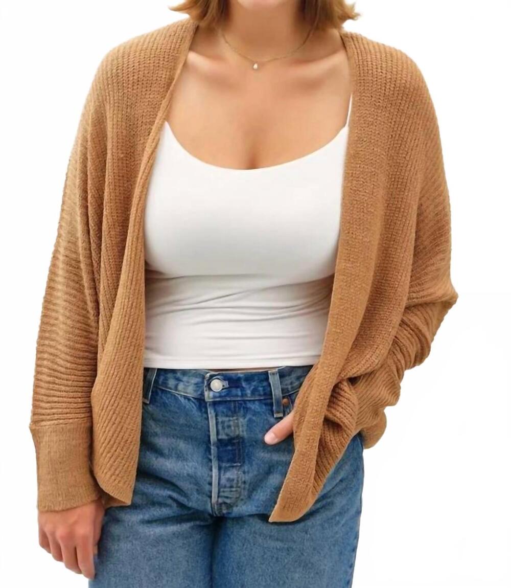 NEW BE COOL cora cardigan c - curvy in camel